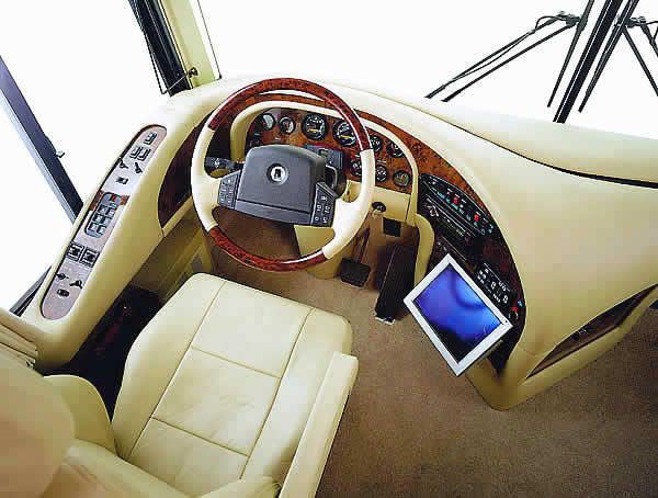 luxury caravan interior