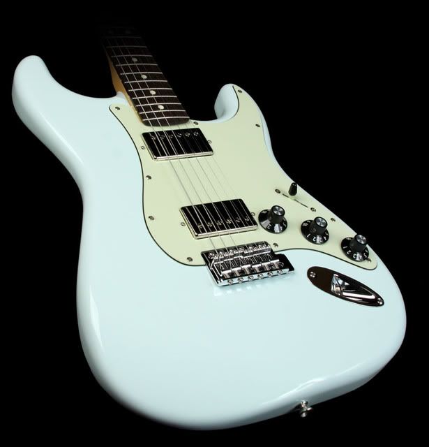 fender stratocaster blue 2. Fender Strat Blacktop