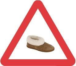 Warning - Slipper Pictures, Images and Photos