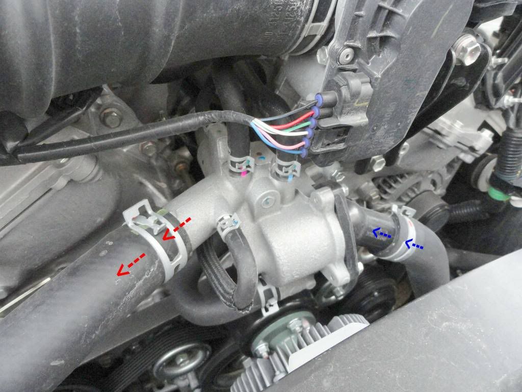 How to Install a circulating block heater on a 2010 2012 FJ Cruiser