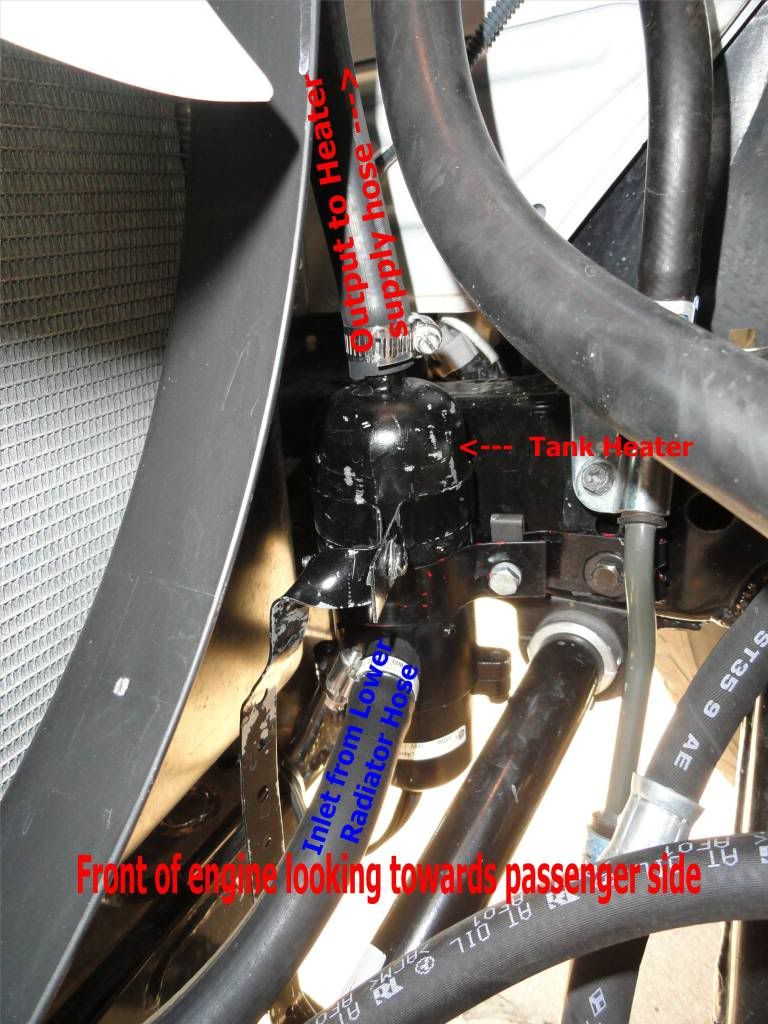 How to Install a circulating block heater on a 2010 2012 FJ Cruiser