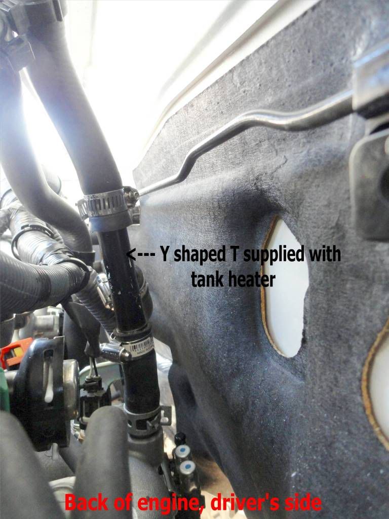 How to Install a circulating block heater on a 2010 2012 FJ Cruiser