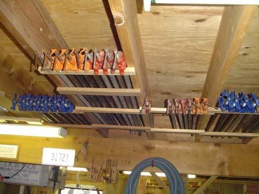 Clamp Storage Ideas