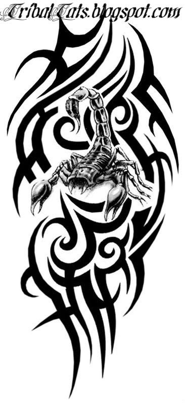 scorpion tribal Image