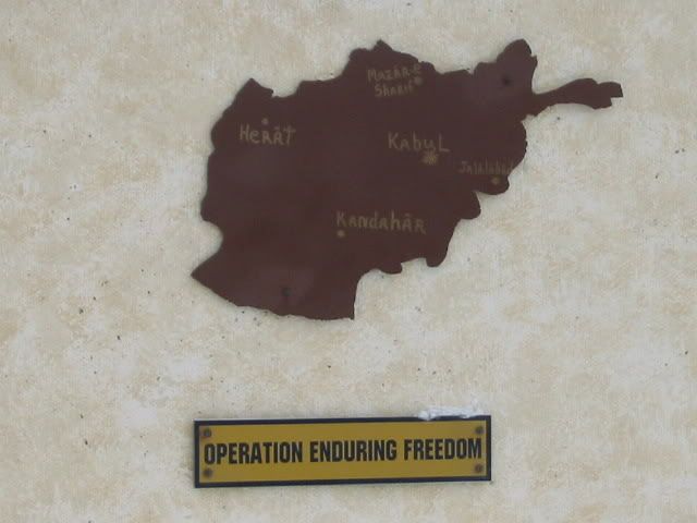 Operation Enduring Freedom Plaque