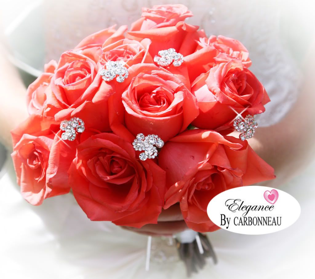 Crystal bouquet siwrl jewelry