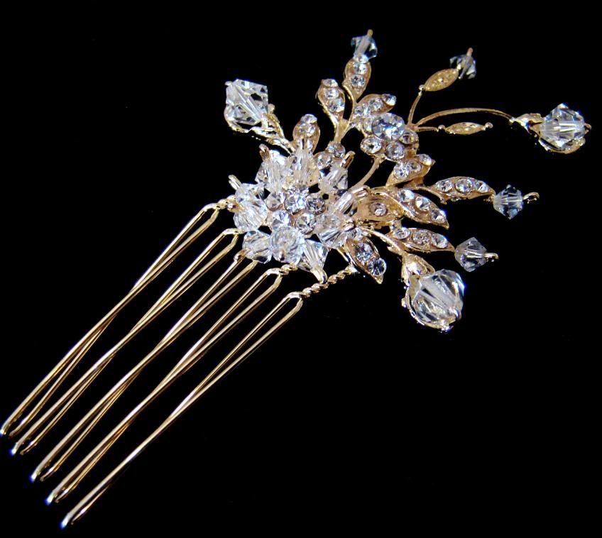 Crystal Bridal Hair Pins from WeddingFactoryDirect.COM designed Elegance by Carbonneau #1-800-790-4325