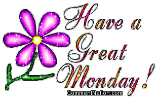 have a great monday photo: have_a_great_monday_glitter_flower1.gif