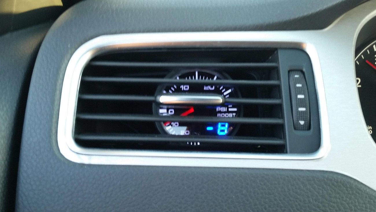 Vent Boost Gauge for MK6 GLI!! VW Vortex Volkswagen Forum