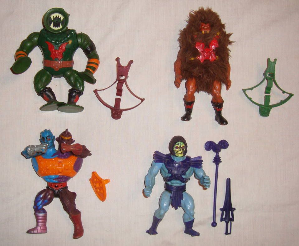 MOTU Vintage Heman figures.