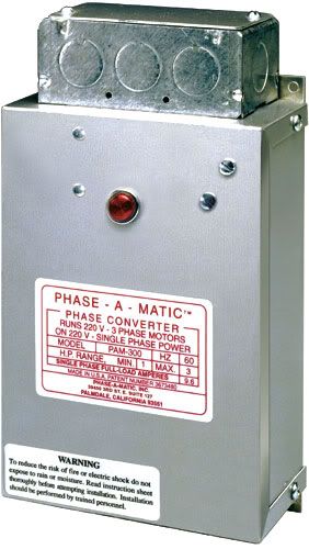 Details about PHASE-A-MATIC Static Phase Converter