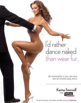 karina smirnoff peta ad. karina smirnoff peta.