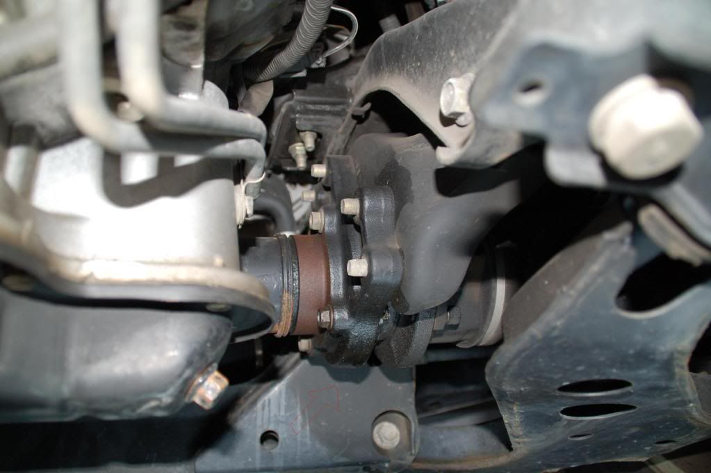 Nissan pathfinder front axle leak #4