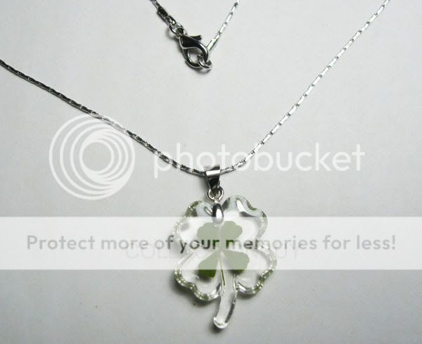 Lucky Shamrock Four Leaf Clover Necklace/Pendants  