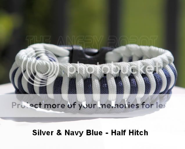 550 Paracord Survival Bracelet Half Hitch   ACU Camo  