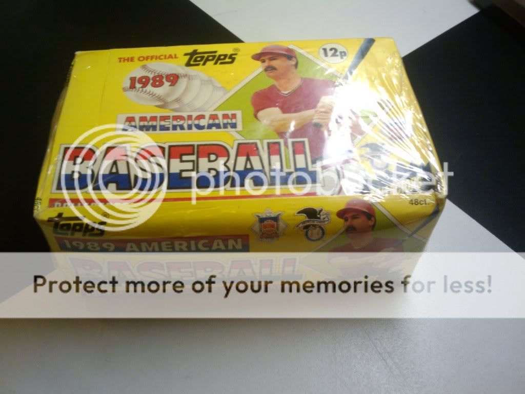 1989 Topps American Baseball Box Collectors Edition  