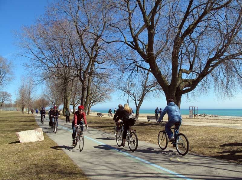 Toronto beaches boardwalk